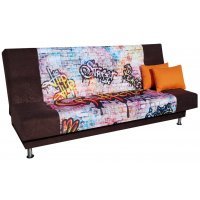 Canapea 3L GALA Graffiti / Suedine C. Braz / Pomarancz